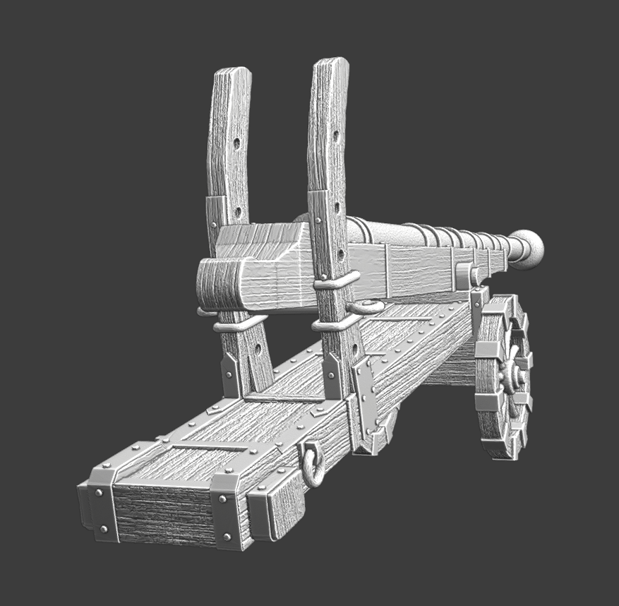 Medieval long range precision cannon
